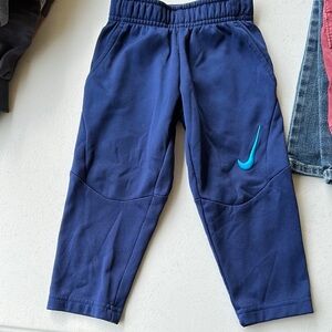 Nike Kids Navy Blue Joggers